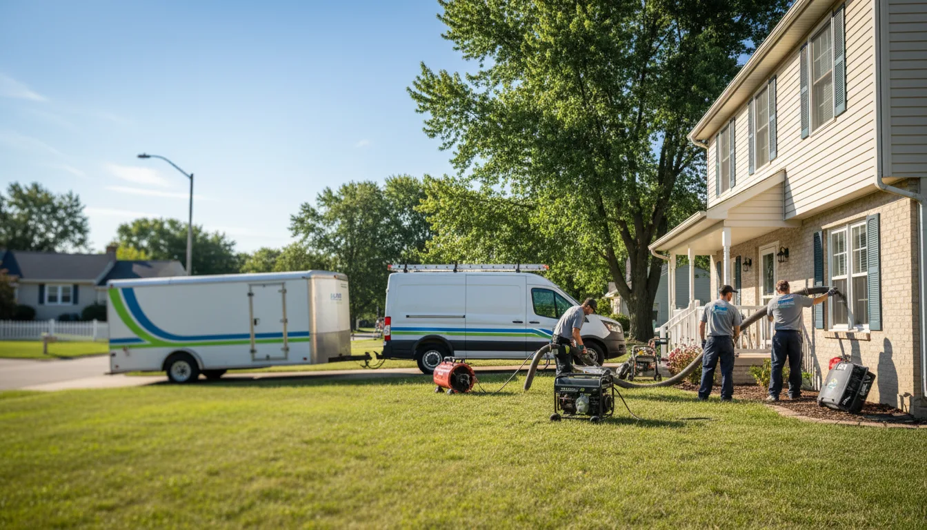 Flooded Basement Restoration And Cleanup With Repair in Overland, MO near me